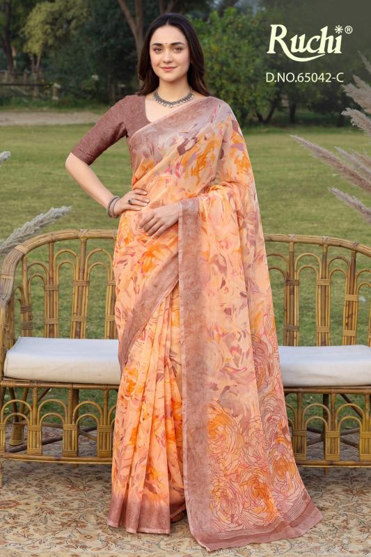 Ruchi saree designer sarees manufacturers in surat